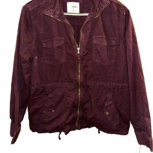 SONOMA zip Jacket Burgundy Women’s